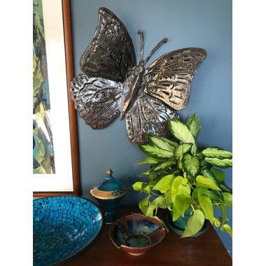 August Grove® Love Heart Butterflies Canvas Wall Art Beautiful L