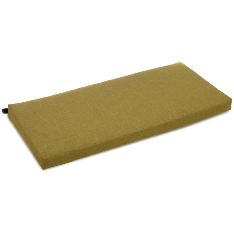 Outdoor 3'' Bench Seat Cushion, Avocado