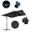 Parasol de marché carré lumineux 8 pi 2 po Moncerath-1855054755