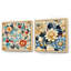 Hilderbrand - Ensemble de 2 collages carrés botaniques abstraits-101849815-101849817