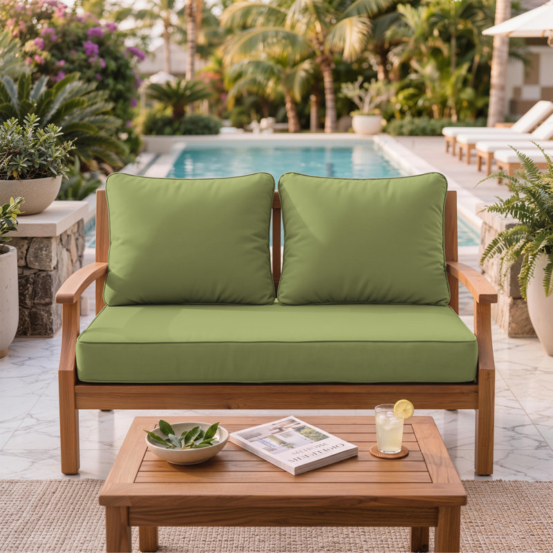 Coussin de siège / de dossier Wynee, Vert clair