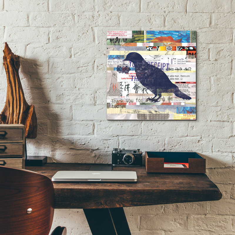 «Chirp» par Erin Clark, art mural en verre acrylique, H 12 po x l 12 po x P 0,13 po