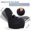 Fauteuil à bascule pivotant manuel inclinable avec porte-gobelets lombaires-1671259096