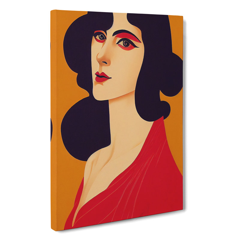 Classic Portrait Of A Woman No.1 - Wrapped Canvas, 76cm H x 50cm W x 3cm D