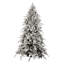 Bavarian Lighted Artificial Christmas Tree-1342036649