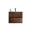 Meuble-lavabo mural 24 po avec lavabo en céramique avec un trou de robinet, grand meuble-lavabo flottant avec rangement pour salle de bain moderne, lavabo une pièce sans drain et robinet, pré-assemblé-575393931-575393933