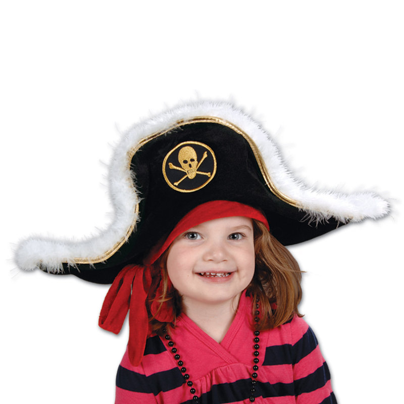 Chapeau de capitaine d'enfant en peluche