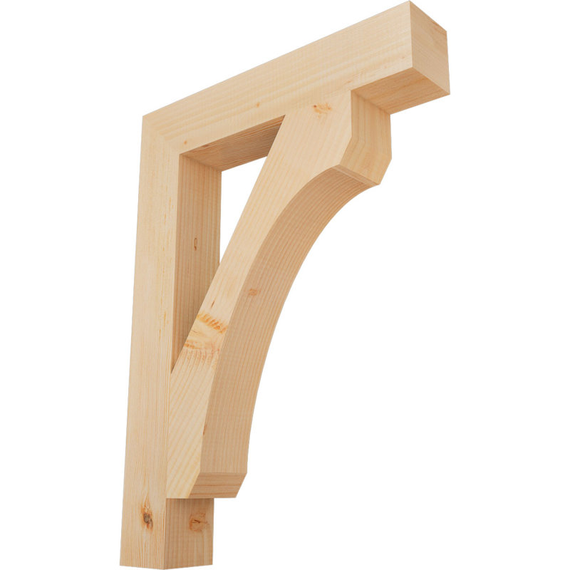 Support en bois rustique Legacy Block, Sapin de Douglas, Lisse, H 30 po x l 3,5 po x P 22 po