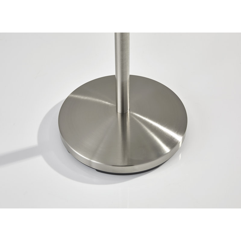 Ickenham 67" Brushed Steel Coat Rack
