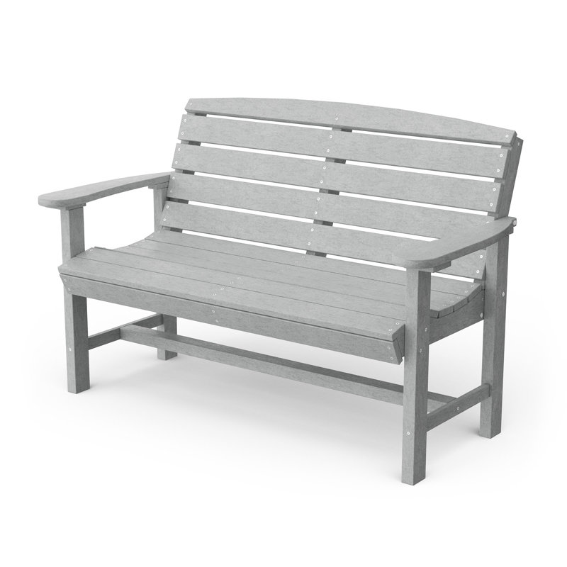 Banc d'extérieur classique, Gris clair