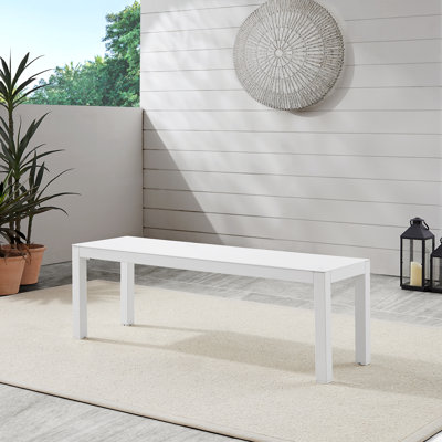 Armando Aluminum Dining Bench