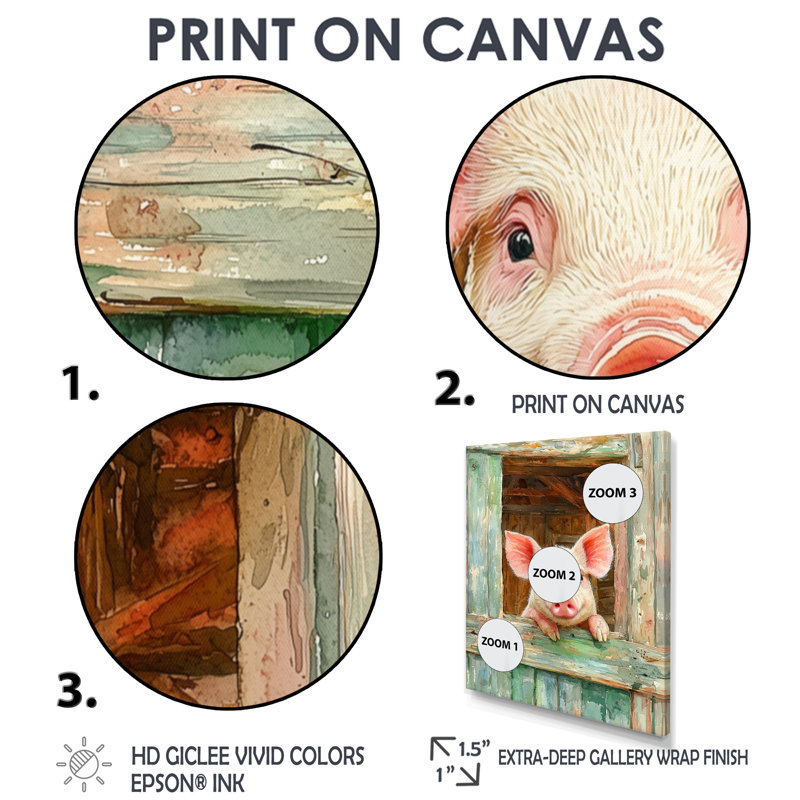Gullion - animaux, art mural, Toile tendue, Ne s'applique pas, H 20 po x l 12 po
