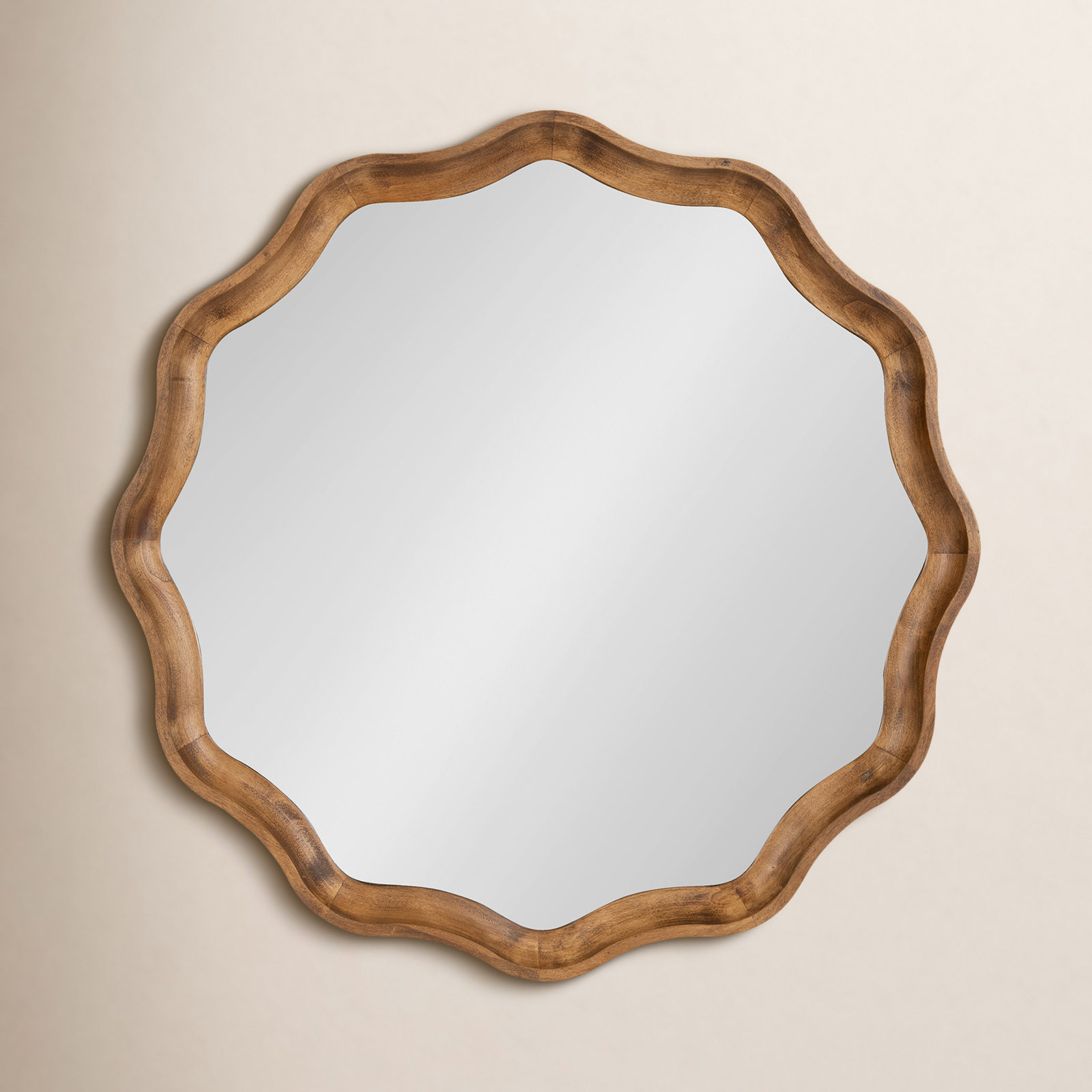 Canonbury 28" Accent Mirror, Natural Rustic