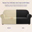 Housse de canapé 1 pièce en jacquard extensible, housses de canapé en polyester et spandex, housse de protection pour meubles de salon universelle pour animaux de compagnie lavables à la machine, housses de canapé antidérapantes pour canapé à 3 coussins pour chiens (canapé, noir)-857507684-904826470