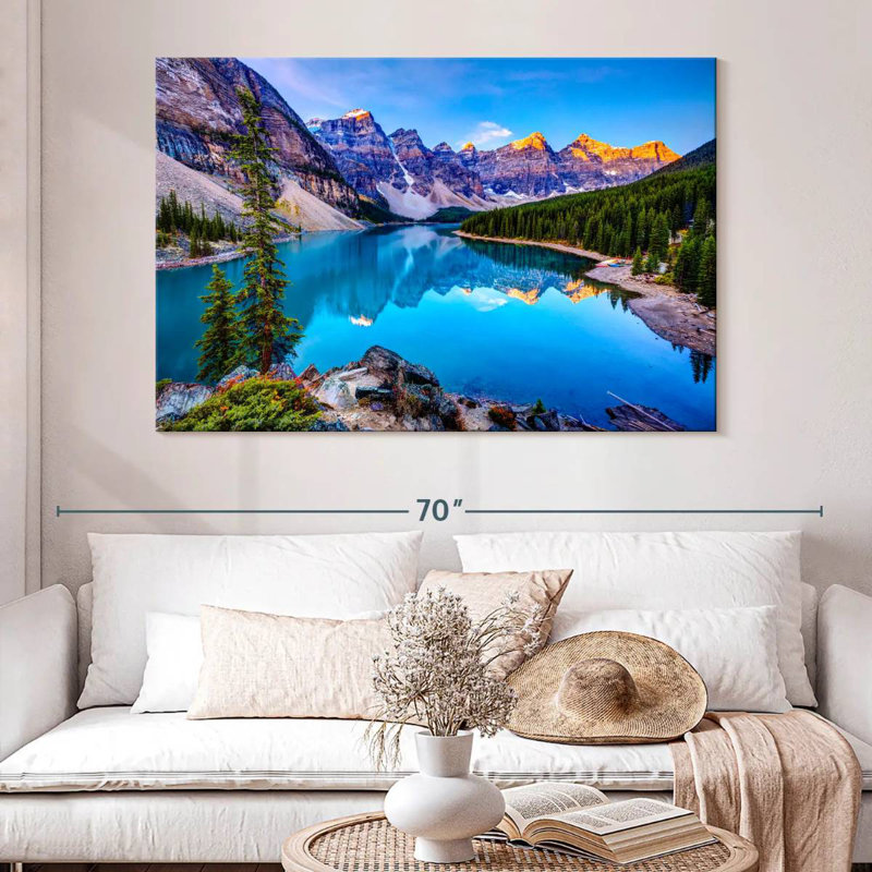 Alvord Amazing Moraine Lake, H 34 po x l 51 po