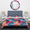 Colorful Popart Groovy Gradient Canvas I Abstract Duvet Cover