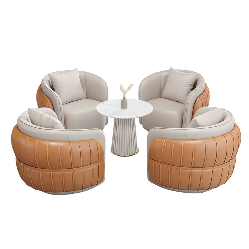 Waverly, Orange / blanc cassé