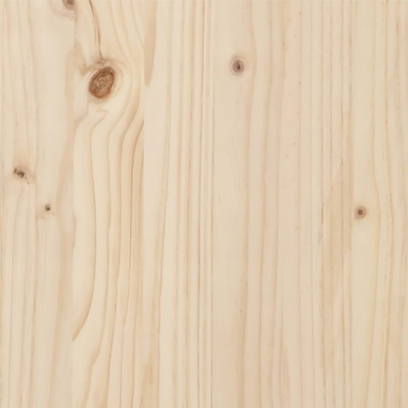 Bed Frame Solid Wood, natural, Super King (6')
