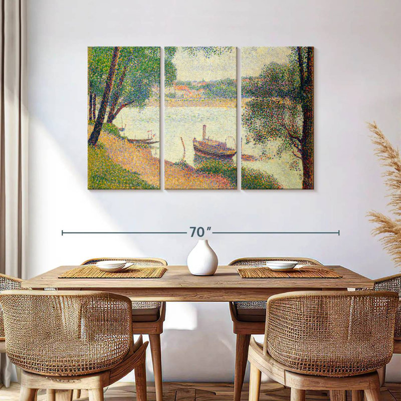 Meat Gray Weather Grande Jatte 1886-1888, H 36 po x l 57 po