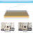 Malthe Metal Rectangle Mirror with Hooks