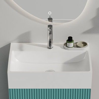 20"x14" Glossy White Ceramic Sink - , Scratch , Heat & Stain Streamlined Silhouette Integrated Gloss, Effortless Cleaning