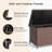 158 Gallon Waterproof Wicker Deck Box-113957476