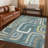 Machine Washable Indoor/Outdoor Chantille ACN2551 Mid-Century Modern Rug-1738699288-1738699281