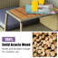 Ensemble de conversation en rotin pour 2 personnes avec table basse et coussins Janik