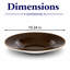 Assiette creuse en porcelaine de qualité supérieure Twister-MOKKA | Assiette plate Prime | Va au micro-ondes et au lave-vaisselle-57129317