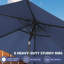 Parasols d'extérieur 9 pi avec inclinaison et manivelle-591123719