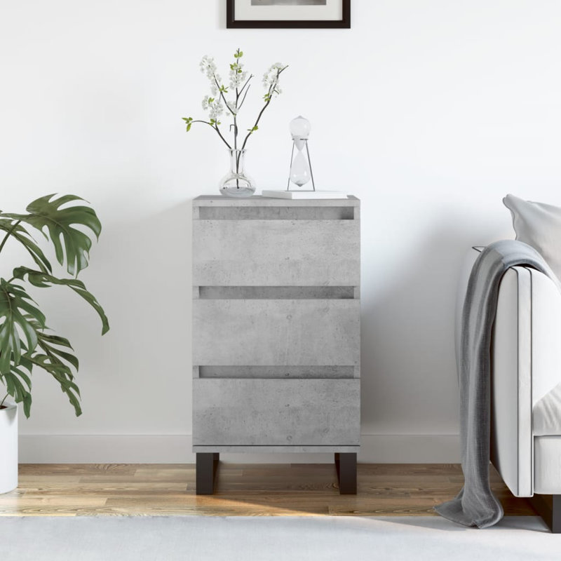 Janey End Table, Concrete Grey