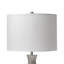Lampe de table argent 14 po