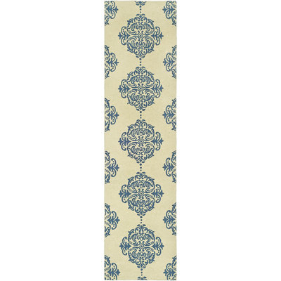 Daijah Hand Hooked Wool Pile Geometric Rug