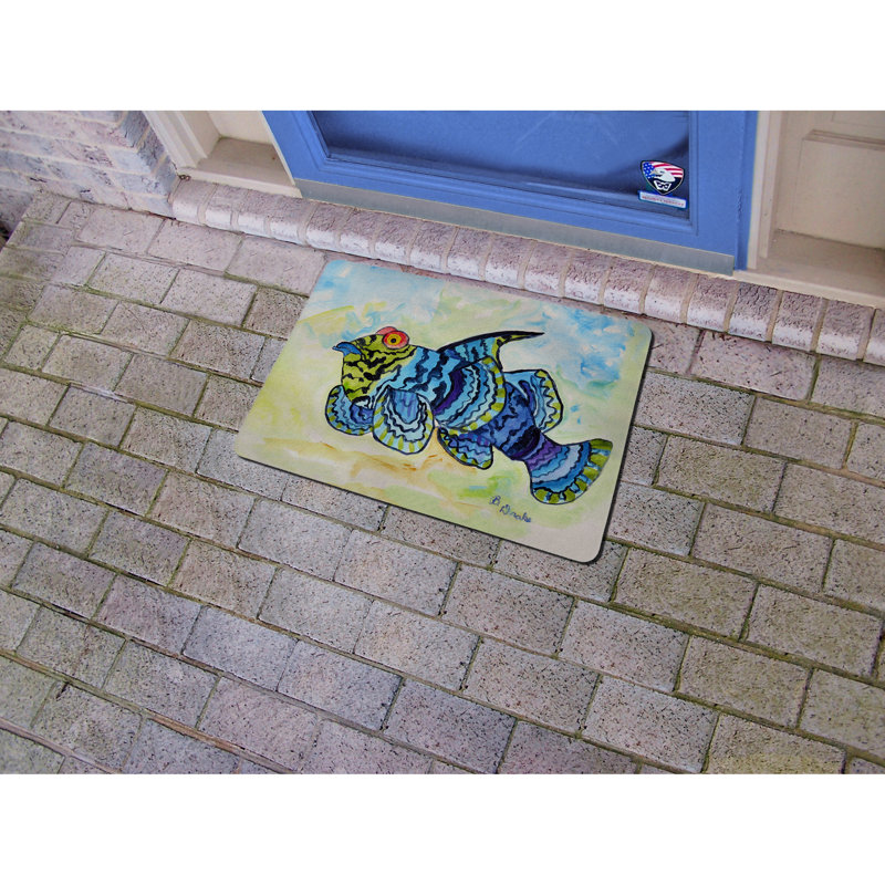 Tapis d'entrée antidérapant Google Eye 26 po x 18 po