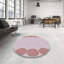 Tapis mauve/brun à motifs légers-1861898084
