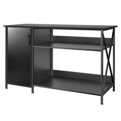 REPTIZOO 55-75 Gallon Metal Reptile And Aquarium Stand, Black