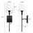 1 - Light Iron Hardwired Wallchiere-602470850