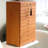 Orange Rectangular Solid Wood Jewelry Armoires