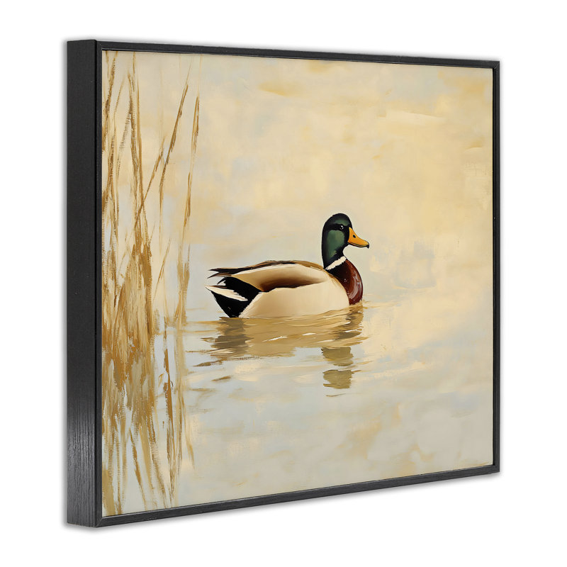 Giclée à tête verte, art par Franklyn Gregory, H 11 po x l 14 po, Giclée encadrée noir minuit