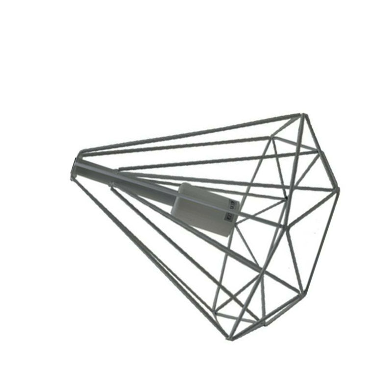 66.04cm H Metal Novelty Pendant Shade ( Uno ), Grey