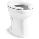 Rear Spud Antimicrobial Flushometer Bowl