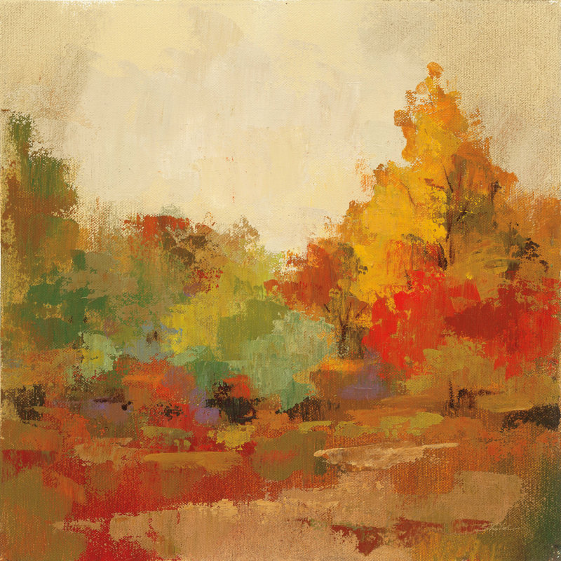 " Fall Forest II ", 12" H x 12" W x  1.25" D