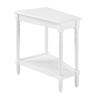 Mayall No Tools Wedge End Table with Shelf