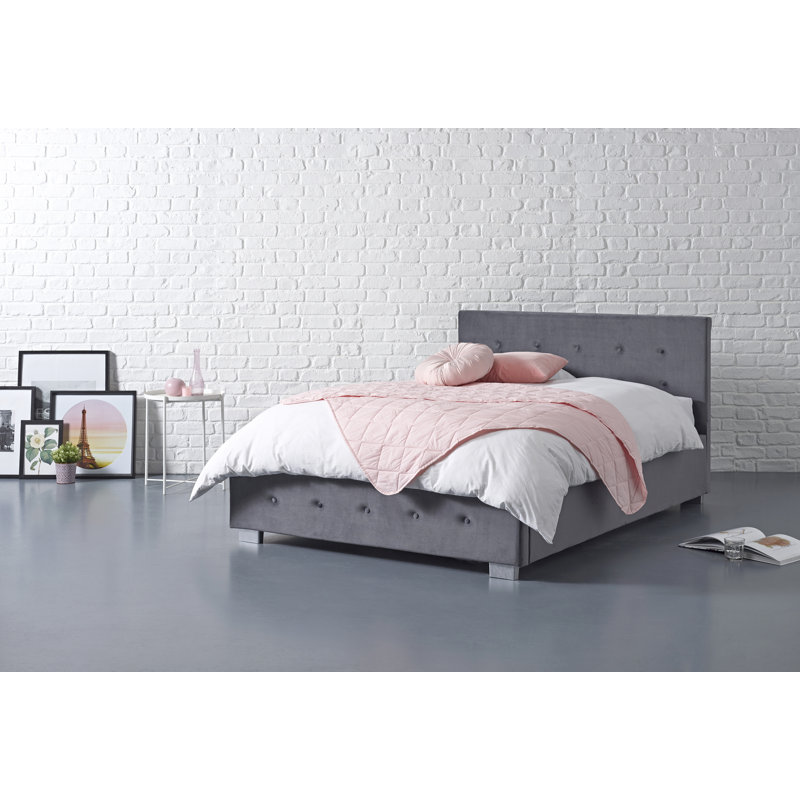 Alfreida Upholstered Ottoman Bed, Double