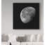 « near side of the moon », reproduction d’impression sur toile tendue-31978489