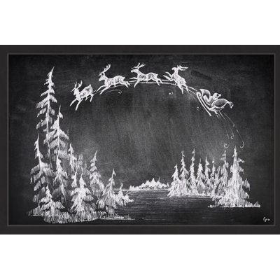« over the moon », reproduction encadrée