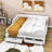 Elgan Twin Size Wood Daybed with Trundle and Drawers-1453600815
