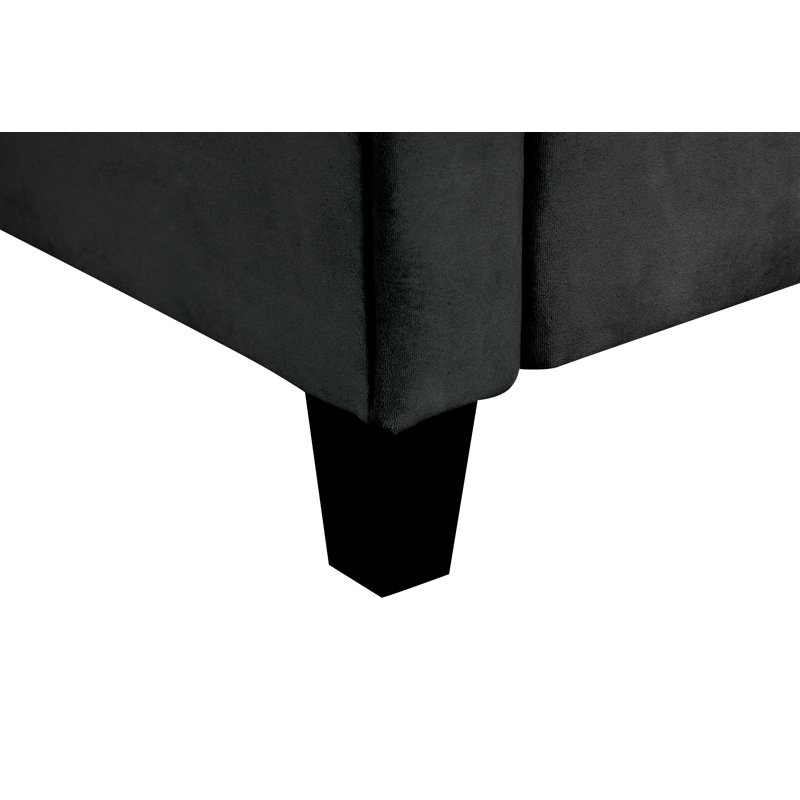 Ensemble de canapé modulaire confortable Couch, Noir