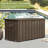 Creationstry Waterproof Outdoor Lockable Storage Deck Box,Large Patio Storage Bin with Throw Pillows-98241781-98241783