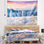 Paysage, incroyable lever de soleil hivernal dans la tapisserie des montagnes-28490831